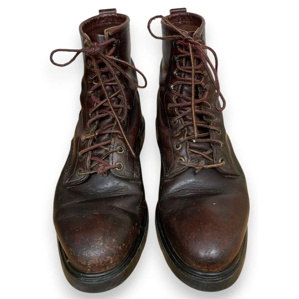 Vintage Red Wing 931 Supersole Boots Mens 9.5 EE E2 Brown Leather Lace Work USA